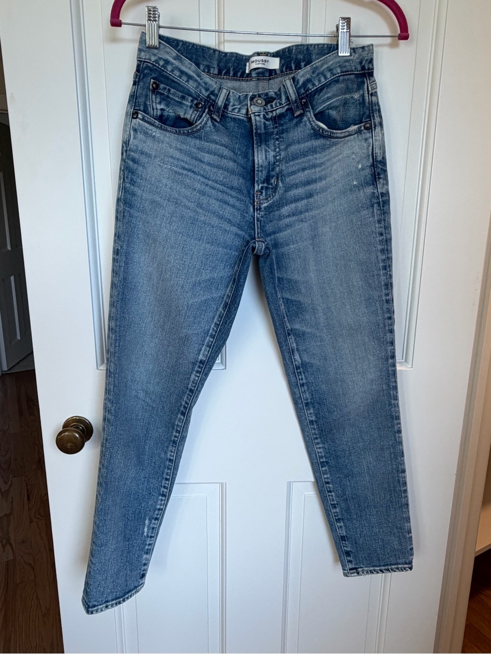 MOUSY VINTAGE slim fit distressed jeans size 26